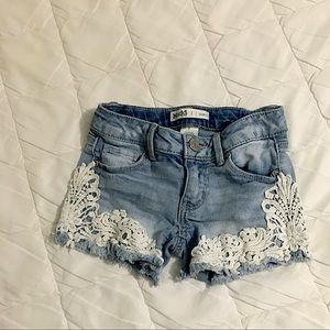Girls denim shorts